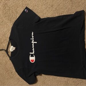 Champion Kids Navy Blue T-Shirt